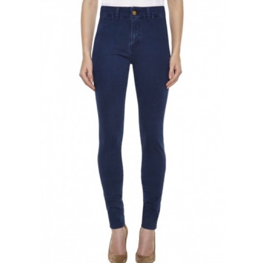 MiH 'The Bodycon' Power Rinse Blue High Rise Skinny Ankle Jeans Size 27